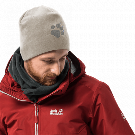 Шапка мужская Jack Wolfskin Paw Hat dusty grey 19614-6260559