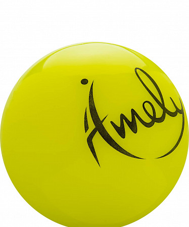 Мяч для художественной Amely AGB-301 19 см yellow