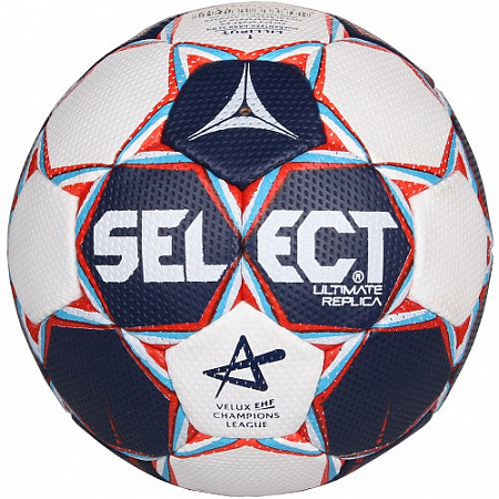 Гандбольный мяч Select Ultimate Champions League Men Official EHF Ball Supplier № 3 blue/white/red