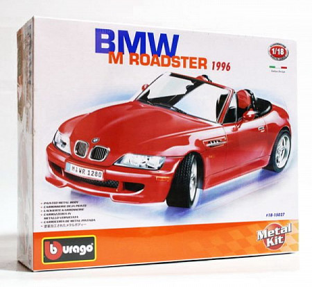 Сборная модель автомобиля Bburago 1:18 BMW M Roadster (1996) (18-15027) 