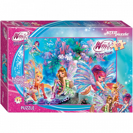 На картинке изображен Пазлы Step Puzzle 120 "Winx" (Rainbow) набор 2 Пазлы Step Puzzle 120 "Winx" (Rainbow) набор 2