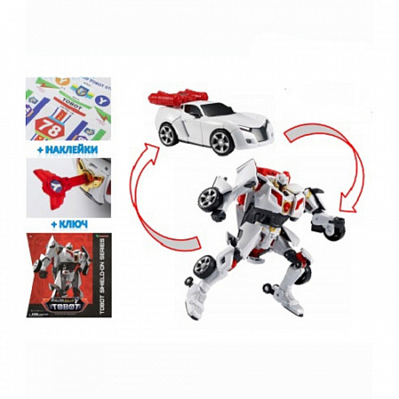 На картинке изображен Игрушка Tobot Тобот Эволюция Y, со звуком и светом 301011 Игрушка Tobot Тобот Эволюция Y, со звуком и светом 301011