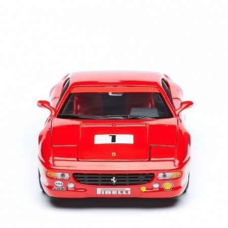 На картинке изображен Машинка Bburago 1:24 Ferrari F355 Challenge (18-26306) red Машинка Bburago 1:24 Ferrari F355 Challenge (18-26306) red