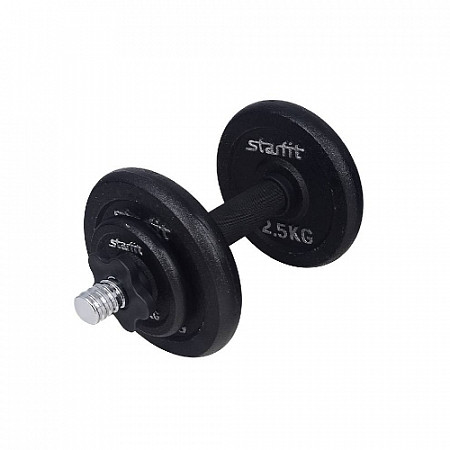 Гантель разборная чугунная Starfit 7 кг DB-713 black