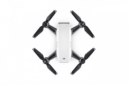 На картинке изображен Квадрокоптер DJI Spark Combo Alpine White Квадрокоптер DJI Spark Combo Alpine White