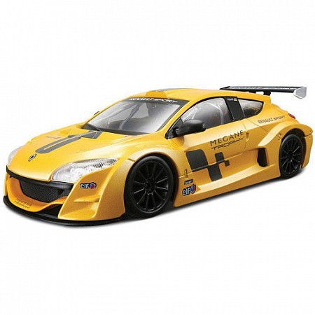 Сборная модель автомобиля Bburago 1:24 Renault Megane (18-25097) yellow