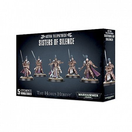 На картинке изображен Фигурки Games Workshop Warhammer: Astra Telepathica Sisters of Silence 01-08 Фигурки Games Workshop Warhammer: Astra Telepathica Sisters of Silence 01-08