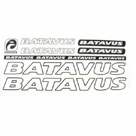 Комплект наклеек Batavus white