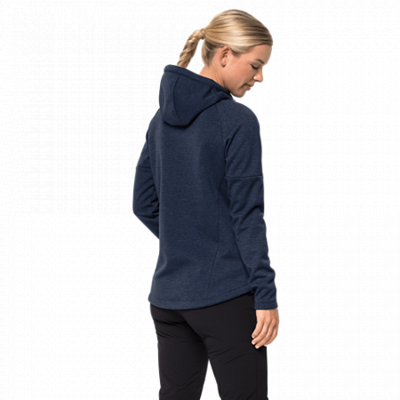 Джемпер женский Jack Wolfskin Sky Thermic Hooded Jkt Women night blue