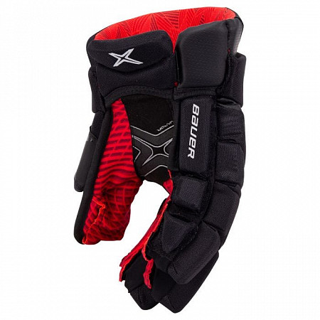 Перчатки хоккейные Bauer Vapor X2.9 S20 JR black/red