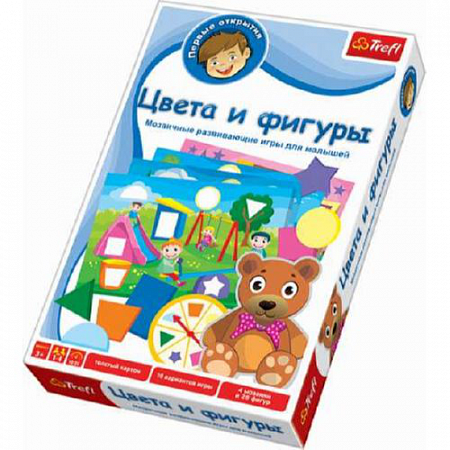 На картинке изображен Игра настольная Цвета и фигуры 01106A Игра настольная Цвета и фигуры 01106A