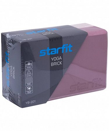 Блок для йоги Starfit YB-201 EVA пыльная роза