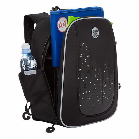 Рюкзак школьный GRIZZLY RAf-193-9 /3 black