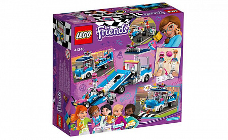 На картинке изображен Конструктор LEGO Friends Грузовик техобслуживания 41348 Конструктор LEGO Friends Грузовик техобслуживания 41348