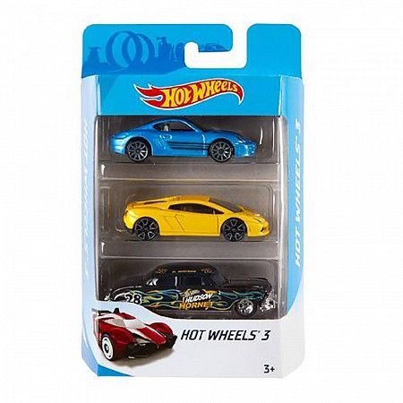 Набор машинок Hot Wheels 3 шт. (K5904) №1