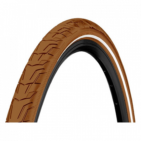 Велопокрышка Continental RIDE City 28x1 (37-622) Reflex 101604 brown