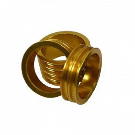 Кольцо проставочное Neco 1-1/8"х15мм Alloy SPACER-R 1-1/8" Gold