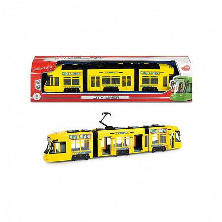 Игрушка Dickie Toys Городской трамвай 46 см (203749005) yellow