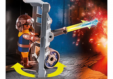 На картинке изображен Игровой набор Playmobil Мобильная Крепость Novelmore 70391 Игровой набор Playmobil Мобильная Крепость Novelmore 70391