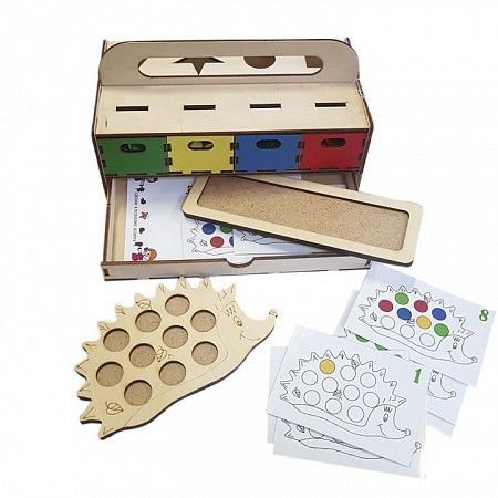 Развивающая деревянная игрушка Master Wood "Волшебный сундучок" DKM1