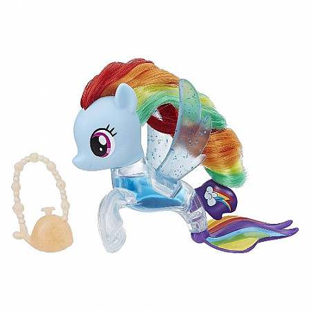 На картинке изображен Игровой набор My Little Pony Подводные Пони-подружки Рейнбоу Дэш (E0188) Игровой набор My Little Pony Подводные Пони-подружки Рейнбоу Дэш (E0188)