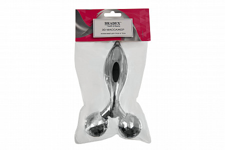 Роликовый 3D массажер Bradex для лица и тела KZ 0650 (2 ролика)