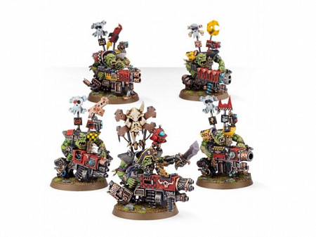 На картинке изображен Фигурки Games Workshop Warhammer: Ork Flash Gitz 50-24 Фигурки Games Workshop Warhammer: Ork Flash Gitz 50-24