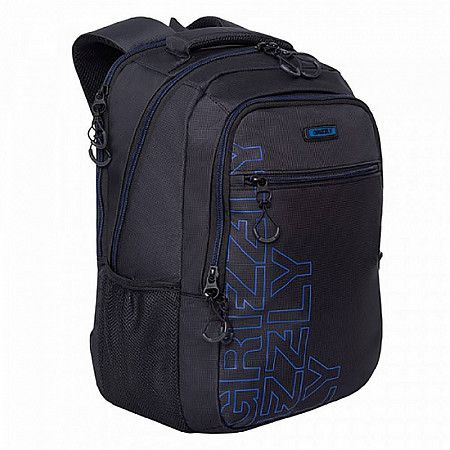 Городской рюкзак GRIZZLY RU-922-2 /2 black/blue