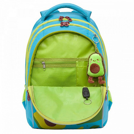 Рюкзак школьный GRIZZLY RG-168-1 /2 light blue