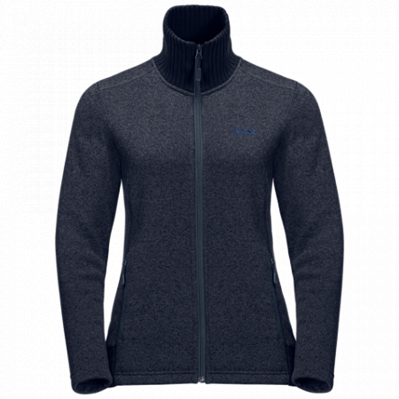 Джемпер женский Jack Wolfskin Scandic Jacket Women midnight blue