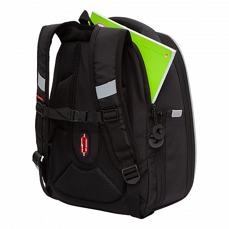 Рюкзак школьный GRIZZLY RAf-193-9 /3 black