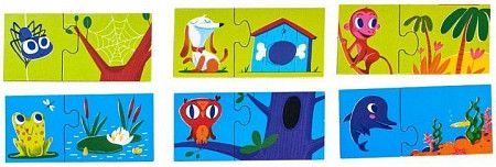  Игра детская настольная  Dream Makers "Кто где живет?" RI1801C