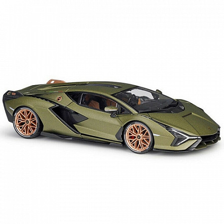 Коллекционная машина Bburago 1:18 Lamborghini Sian FKP 37 (18-11046) green