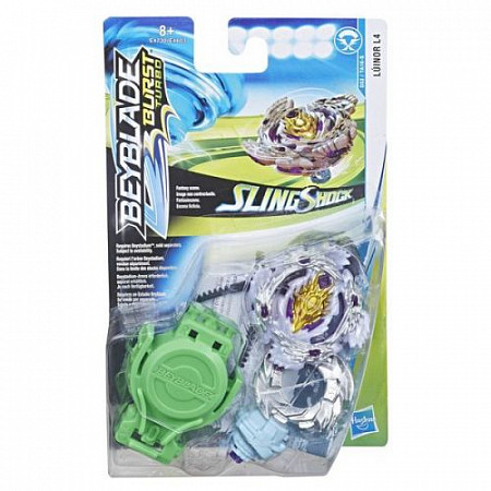 На картинке изображен Волчок Beyblade Слингшок Luinor L4 E4603 Волчок Beyblade Слингшок Luinor L4 E4603