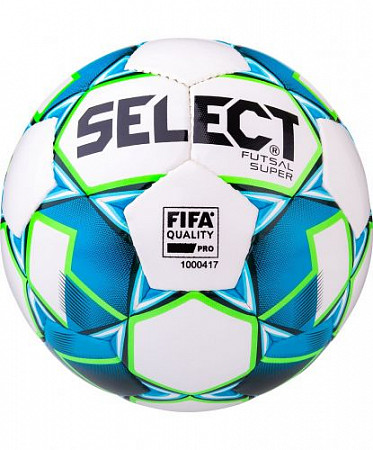 Мяч футзальный Select Futsal Super FIFA 850308 №4 White/Blue/Green