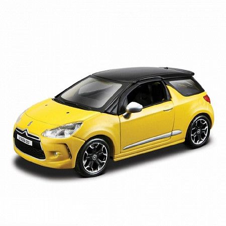 Коллекционная машина Bburago 1:32 Citroen DS3 (18-43026) в асс.