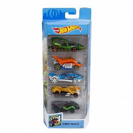 Набор машинок Hot Wheels Street Beasts 5 шт. (1806 FYL10)