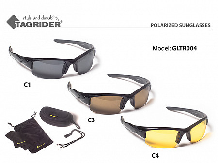 Очки поляризационные в чехле Tagrider GLTR 004