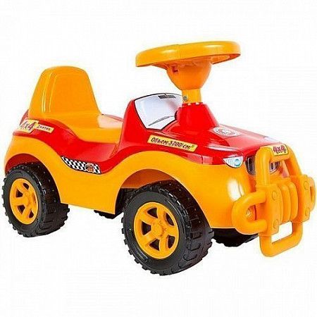 Машинка-каталка RT Джипик с клаксоном ОР105 red/orange