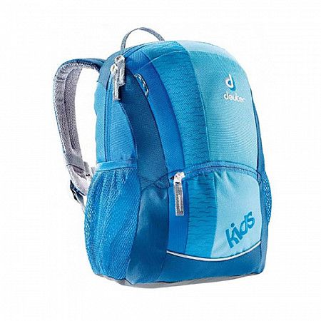 На картинке изображен Рюкзак детский Deuter Kids turquoise Рюкзак детский Deuter Kids turquoise