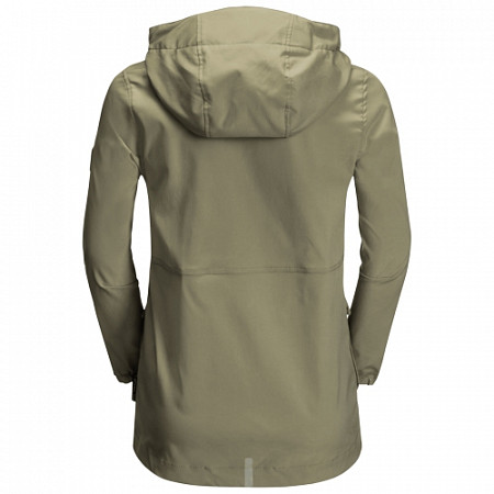 Ветрозащитная летняя куртка детская Jack Wolfskin Lakeside Safari Jacket Kids khaki