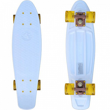 Penny board (пенни борд) Rollersurfer Plain White