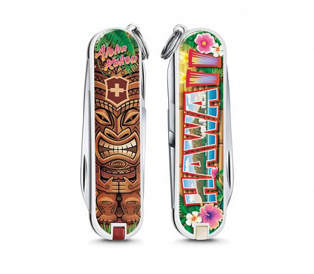 Нож перочинный Victorinox Classic Aloha Kakou 58 мм 7 функций 0.6223.L1809