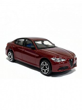 Машинка Bburago 1:43 Alfa Romeo Giulia (18-30000/18-30329) red