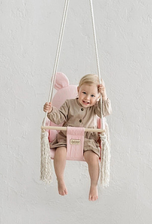 Качели подвесные Лидер Sweet Bear 70602 raspberry marshmallow