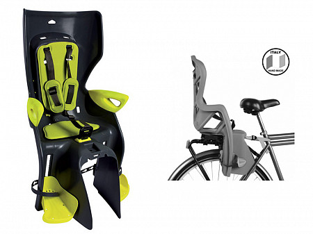 Велокресло для детей Bellelli Summer Clamp Hi-Viz 01SMM00027 black/yellow