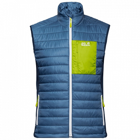 Ветрозащитный утепленный жилет мужской Jack Wolfskin Routeburn Vest M indigo blue