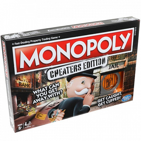 Игра детская настольная Hasbro Монополия Большая афёра E1871