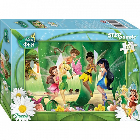 На картинке изображен Пазлы Step Puzzle 60 "Феи" 81110 Пазлы Step Puzzle 60 "Феи" 81110