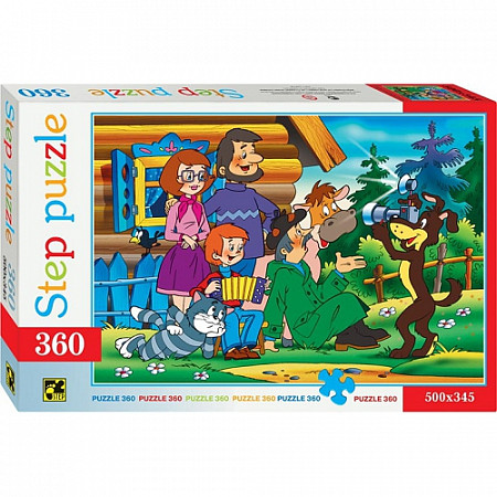 Пазлы Step Puzzle 360 "Простоквашино" 73011